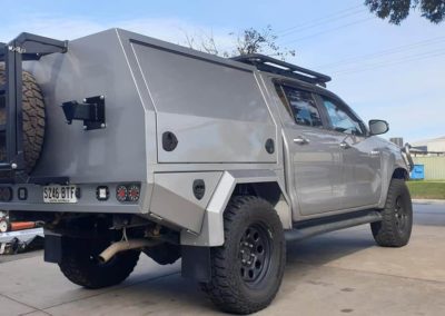 3mm aluminium chassis mounted canopy