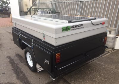 Aluminium Trailer with Lift Up Lid, Access Hatches & a Roof Tent - 3
