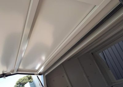 Aluminium drop on canopy with a generator slide and front toolbox for a tradie trailor - 6