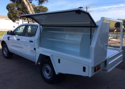 Custom build on a Ford Ranger for a solar installer - 2