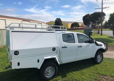 D-Max Tray and canopy setup - 2
