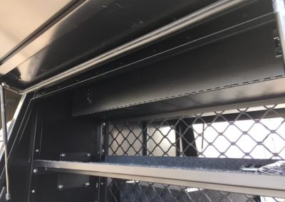 Lift-Off 1300 Long Canopy & Custom Tray on a Land Cruiser - 10