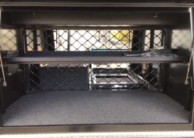 Lift-Off 1300 Long Canopy & Custom Tray on a Land Cruiser - 9