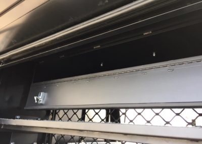 Lift-Off 1300 Long Canopy & Custom Tray on a Land Cruiser - Gun Cabinet - 11