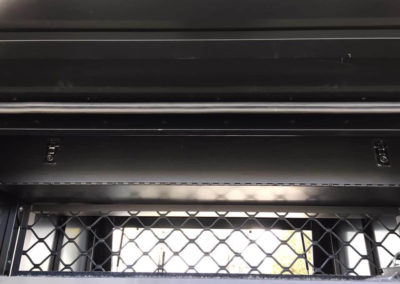 Lift-Off 1300 Long Canopy & Custom Tray on a Land Cruiser - Gun Cabinet - 13