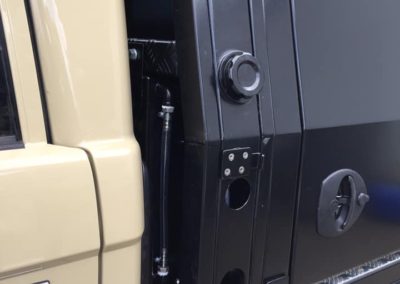 Lift-Off 1300 Long Canopy & Custom Tray on a Land Cruiser - Water Tank - 2