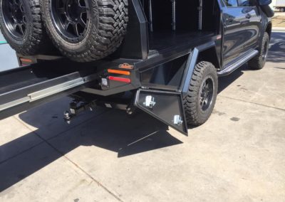 Toyota Hilux - Full chassis mounted custom canopy - 10