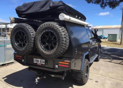 Toyota Hilux - Full chassis mounted custom canopy - 2