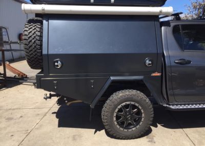 Toyota Hilux - Full chassis mounted custom canopy