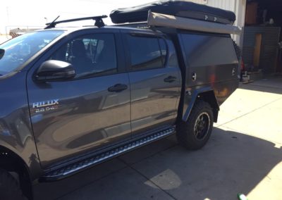 Toyota Hilux - Full chassis mounted custom canopy - 7