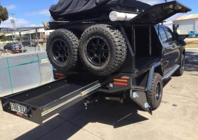 Toyota Hilux - Full chassis mounted custom canopy - 8