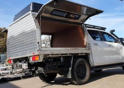 Toyota Hilux with New Drop On Canopy - 2