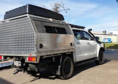 Toyota Hilux with New Drop On Canopy