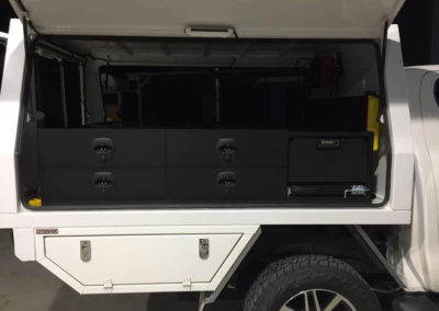 Toyota Hilux with a Drawer System