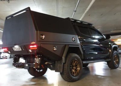 Triton with Custom Chassis Mounted Canopy