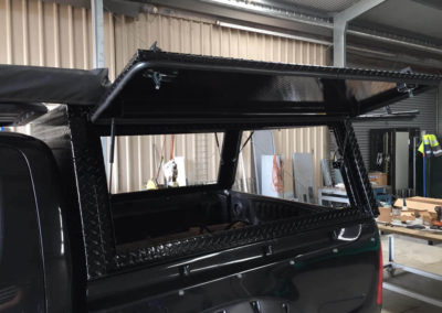 tub mounted 3 door canopy - 3